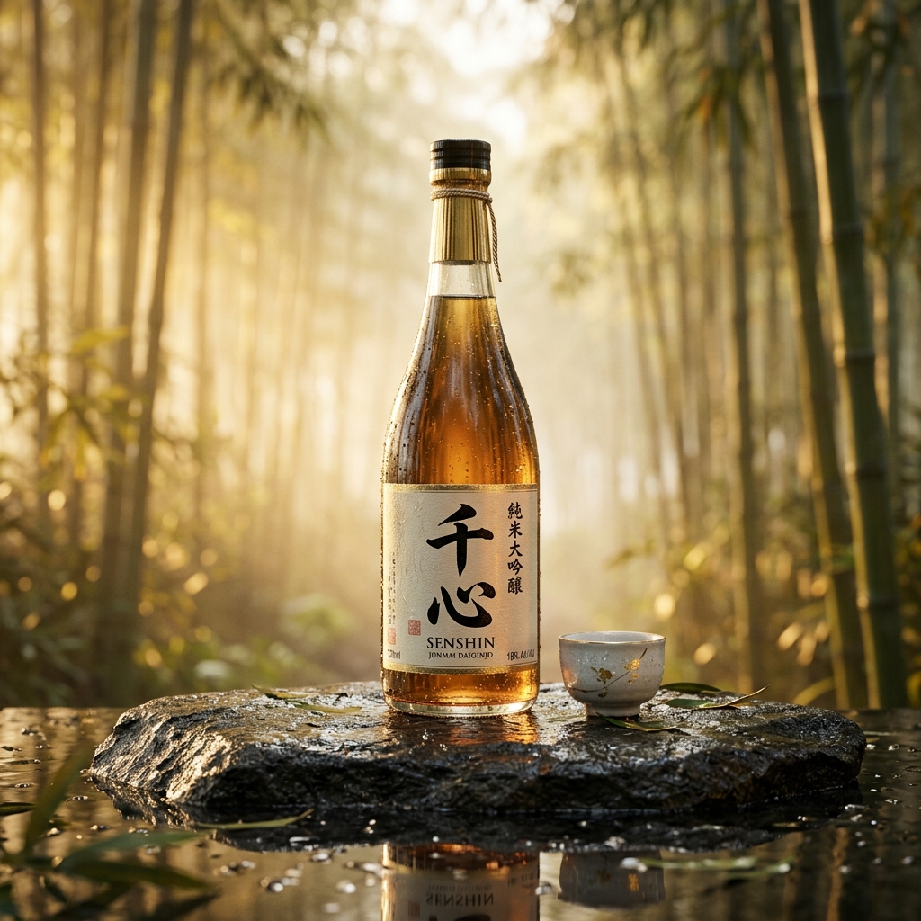 千代の滝の酒瓶