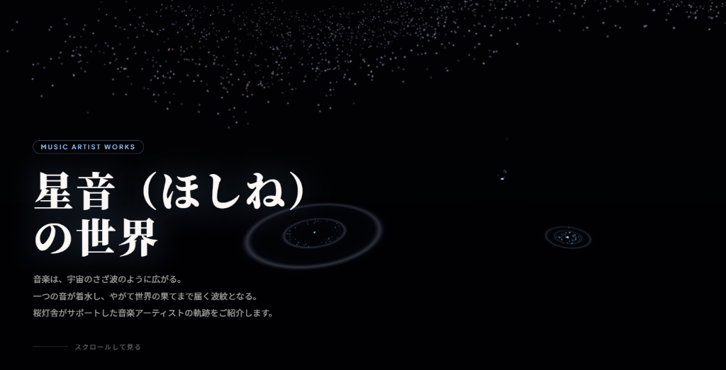 流星のしたたりと、天の川を映す鏡面水面